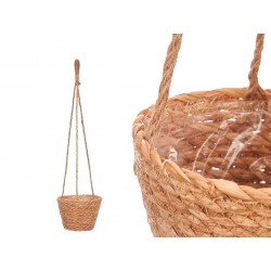 MACETA COLGANTE ESPARTO...