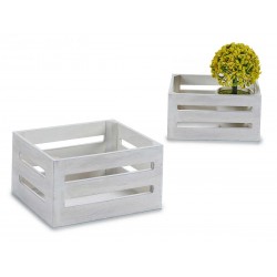 CAJA BLANCO ENVEJECIDO...
