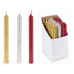 VELA TALLO EFECTO METÁLICO