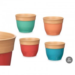 MACETA SURTIDO 4 BICOLOR