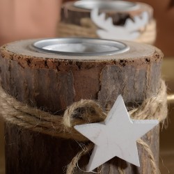 Portavelas de Madera...