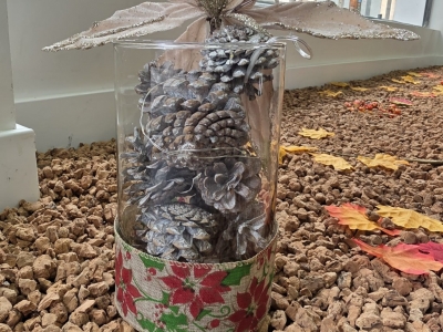 CÓMO HACER UN CENTRO DE MESA NAVIDEÑO ELEGANTE (GUÍA PASO A PASO)