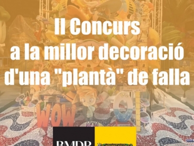 Concurso decoración de la plantà de una falla 2026 | BMDP